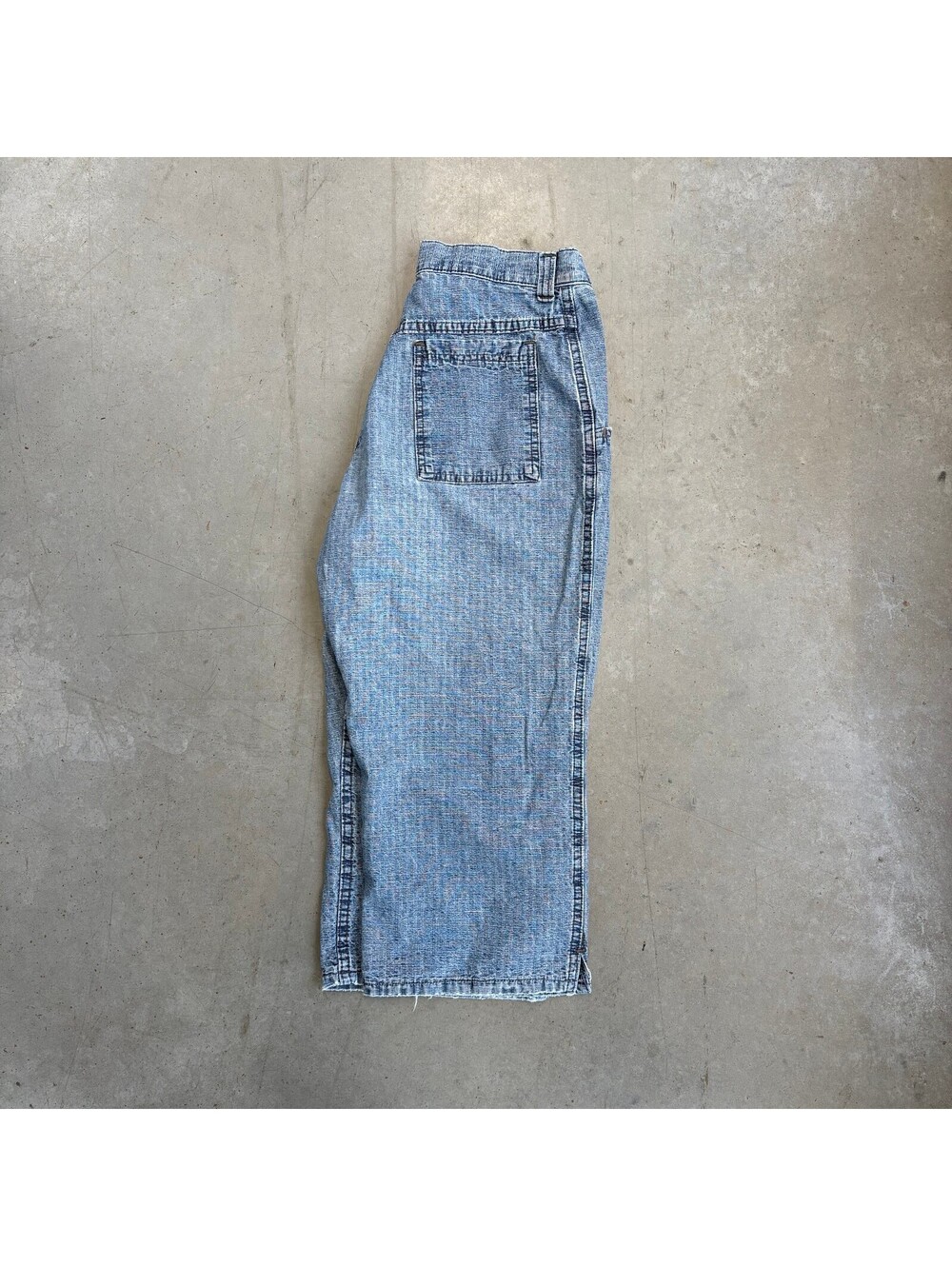 Vintage 2000s Lee Riveted Denim Capris Size 32